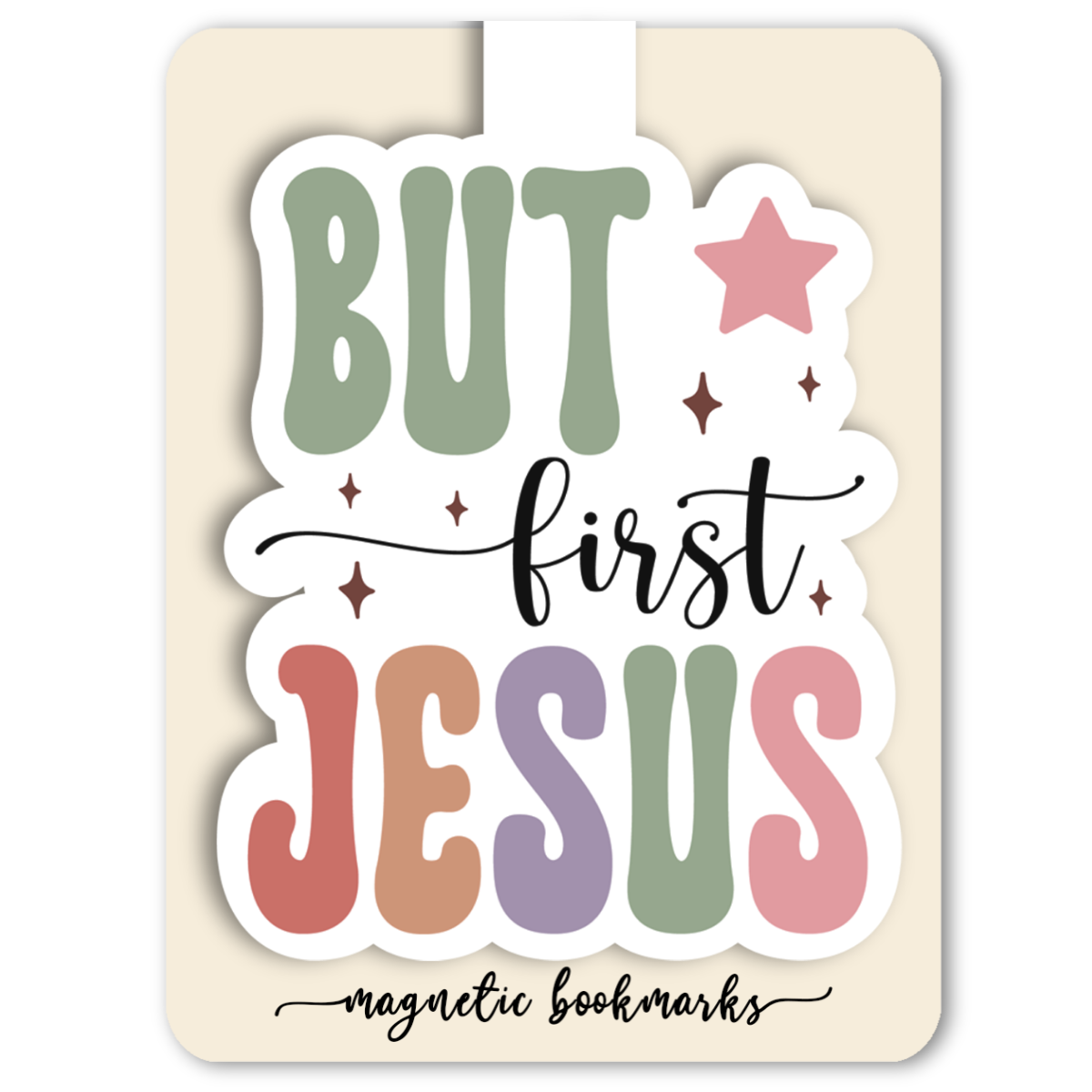 But first Jesus | Magnetic Bookmarks But first Jesus | Magnetic Bookmarks