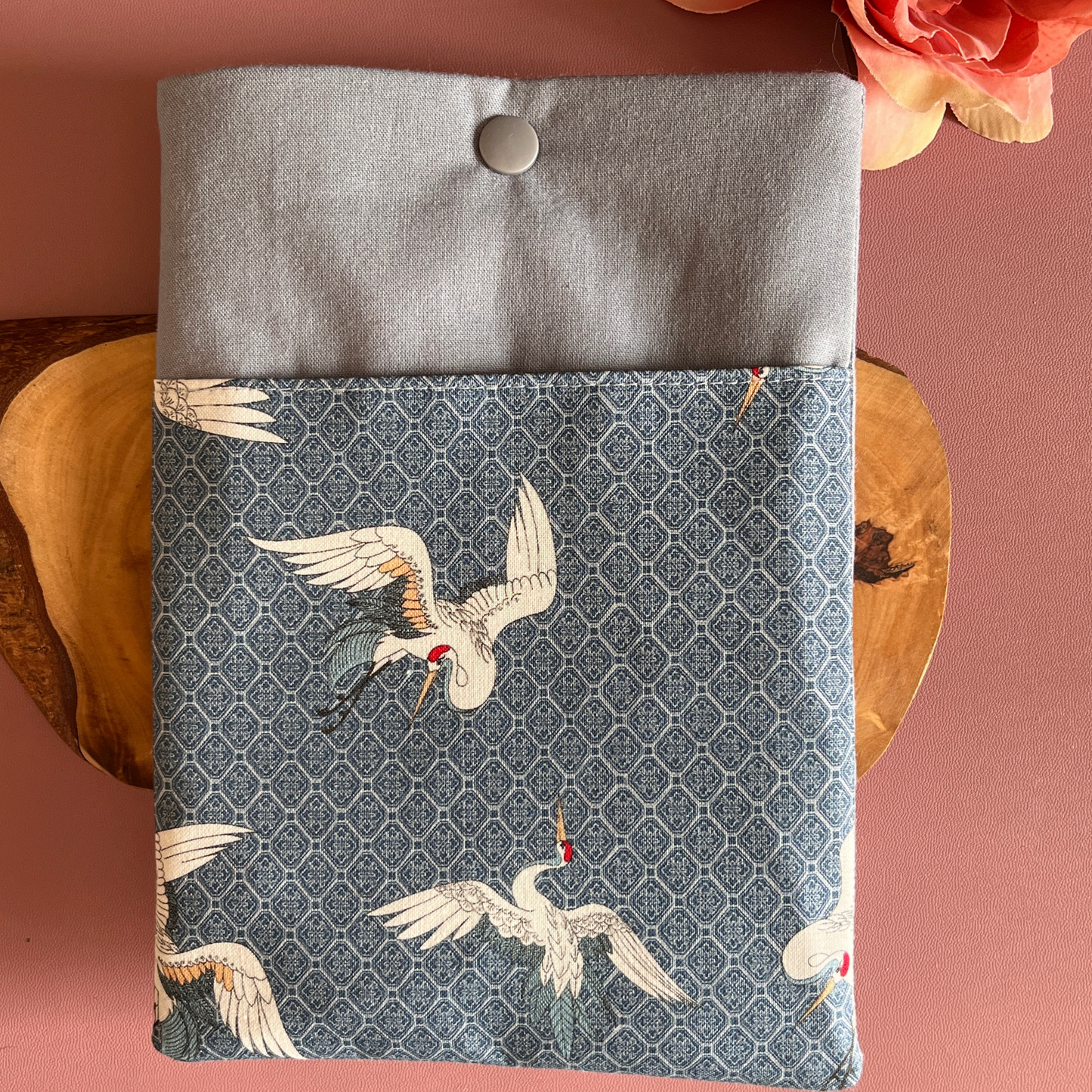 White Cranes Kindle Sleeve